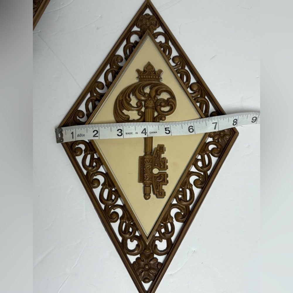 Vintage Set of 4 Homco Dart Wall Decor Mid-Century Modern - Picture 10 of 10